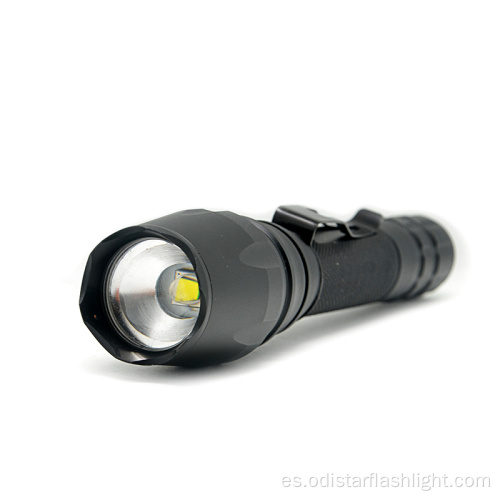 linterna antorcha recargable con zoom 18650 led